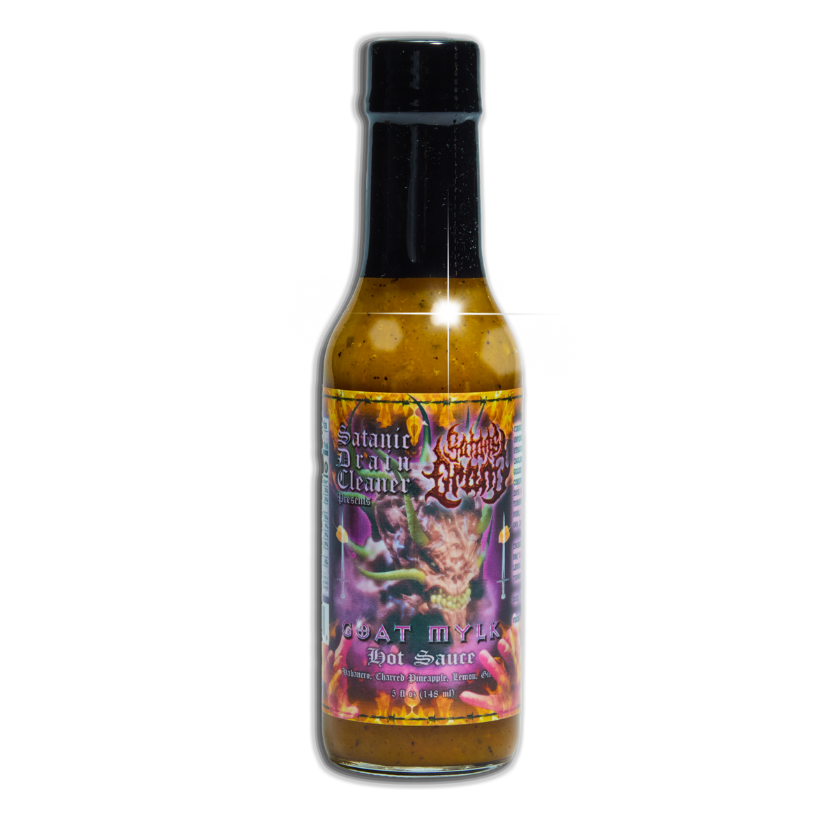GOAT MILK Hot Sauce – Satanic Drain Cleaner