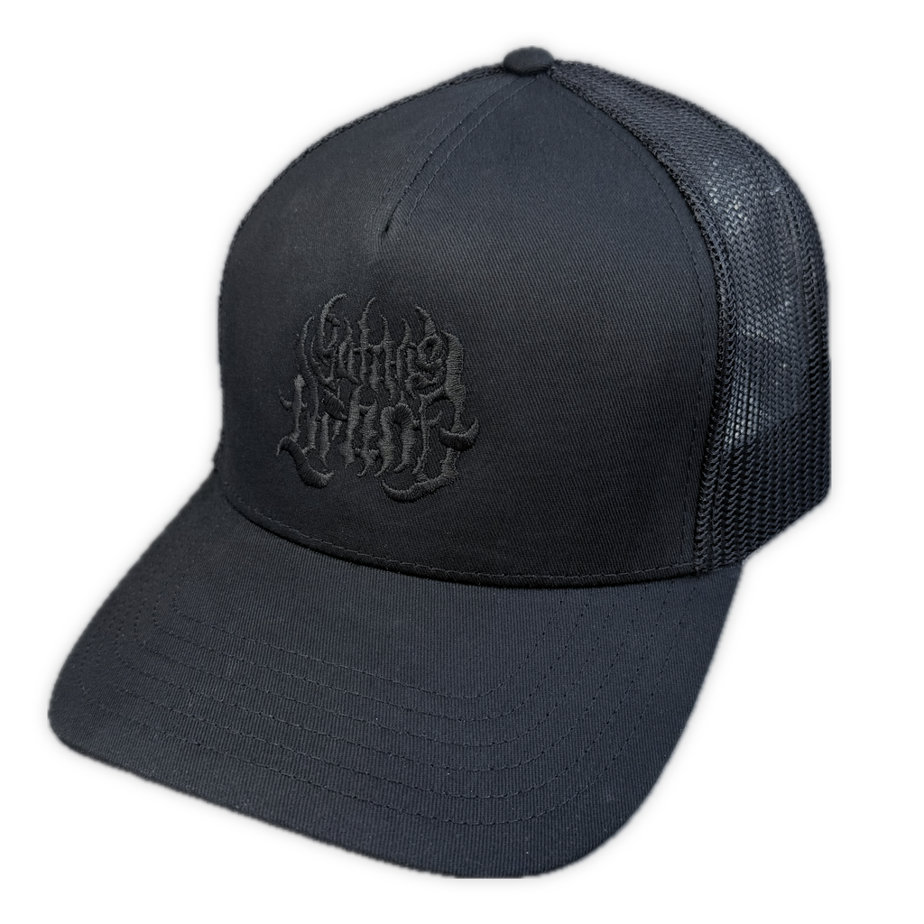 Black/Black Trucker Cap
