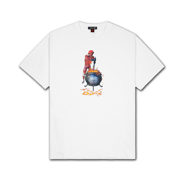 Dime x Satanic Drain Cleaner T-Shirt (White)